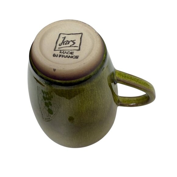 Jars France Mug Avocado Green Tourron Tilleul French Country Coffee Cup RefD - Picture 3 of 9
